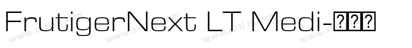 FrutigerNext LT Medi字体转换